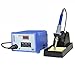 Produktbild HFQTA Lötstation 60W Lötkolben Elektrostatisch Bleifrei Set Regelbar Profi Digitale LED-Temp-Anzeige, Temperatursperrfunktion Für Schule Labor