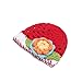 Bigood Cute Newborn baby Infant Newborn Handmade Crochet Clothes orange flower