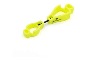 LIFE IS SIMPLE Clip per guanti in giallo neon