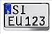 Produktbild Kennzeichenhalter Motorrad Leichtkraftrad Trecker Chrom Look 240x130mm Erut Twinline