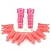SUMERSHA 26pcs Reusable Soft Plastic Nail Polish Stencil Nail WITH 10pcs Reusable Nail Art Soak Off Cap Clip