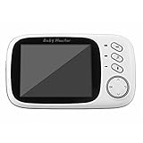 XCSOURCE 2,4-GHz-Wireless Digital Video Babyfone, Nachtsicht , Temperatur/Zeit-Vertretung, mit 8 Lullabies und 2 Wege Talk Intercom-VOX-System HS494 - 4