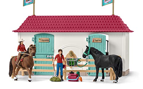 Schleich 42416 - Großer Pferdehof mit Wohnhaus und Stall - 5