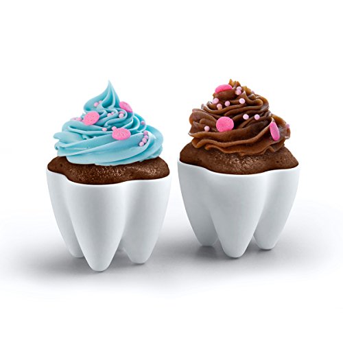 Muffinformen Zahn Sweet Tooth Cupcakes Form 4er-Set