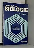 Bac f8 l'epreuve de biologie                                                                  032696