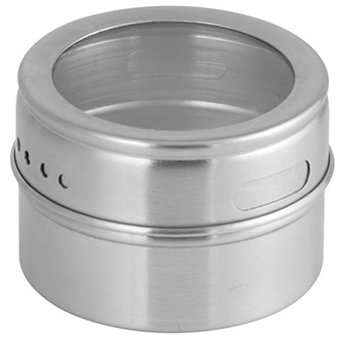 Fackelmann 42121 Gewürzdosen, magnetisch, 6 x 4,5 cm