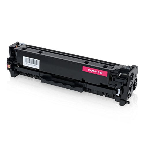 5 Toner kompatibel zu Canon 716 für Canon LBP-5050, Canon I-Sensys LBP-8030CN, MF8040CN, MF8050CN, MF8080CW – Schwarz 2.200 Seiten, Color je 1.400 Seiten - 4