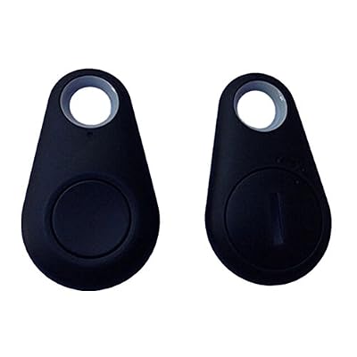 Imixcity Forme de Goutte Mini Wireless Smart Bluetooth Anti-perte/Rappel/Tracker/GPS Locator/ Tag alarme/Porte-monnaie, clés, Animal, Chien Tracker (52x31x11 mm, Noir)