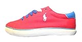  Polo_Ralph Lauren - Zapatillas de algodón para niño, Color Rojo, Talla 36 EU