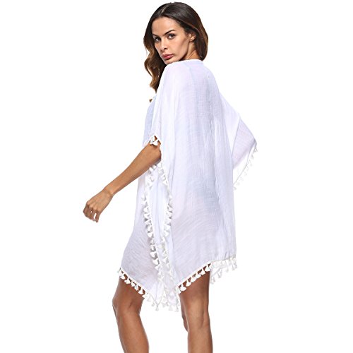 Aiyizu Robe Tunique Coton Fluide Transparente En 7 Colories