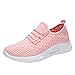 Produktbild Masoness Frauen Sommer Lässig Reine Farbe Atmungsaktiv Komfortable Mesh Lace Up Sneakers Outdoor Walking Sportschuh