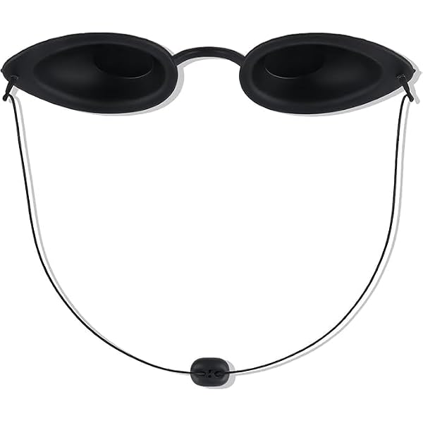 Produktbild von Keyxer Solarium-Schutzbrille – UV-Schutz, Verstellbar, Für Rotlicht- & Infrarottherapie, Augenklappe, Sicher & Bequem