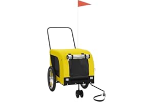 vidaXL Remolque de Bicicletas para Mascotas remolques de Bicicletas para Mascotas Remolque de Bicicletas