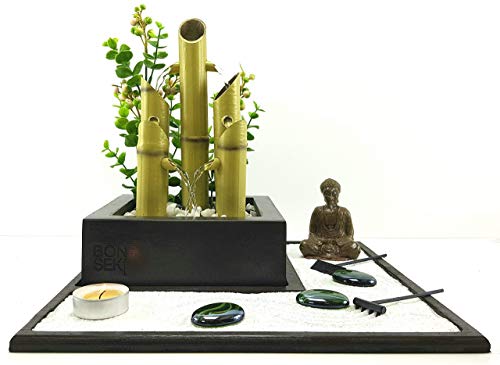 Bonseki Fontana Zen Elegance Giardino Zen Da Tavolo Con Fontanella Personalizzabile Visualizza Le Opzioni