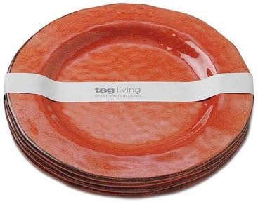 Tag Veranda Melamine Dinner Plates - Set of 4 by Tag Furnishings