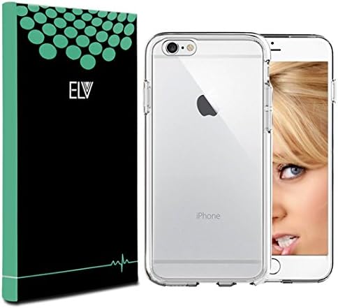 Elv Anti Scratch /Clear/Slim/Transparent Protective Case Cover With Frost For Apple Iphone 6/ 6S , Clear