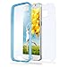 Produktbild ONEFLOW Samsung Galaxy S6 | Hülle Silikon Transparent 360 Grad Touch Cover Dünne Schutzhülle Blau Handyhülle für Samsung Galaxy S6 Case Ultra-Slim Silikonhülle TPU