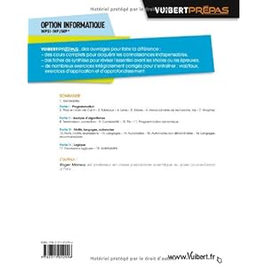 Option informatique MPSI-MP/MP* - Conforme au nouveau programme Livre en Ligne Option informatique MPSI-MP/MP* - Conforme au nouveau programme Livre en Ligne - Telecharger Ebook