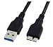 Produktbild Original AKTrend® USB-3.0-Kabel A-Stecker auf Micro-B-Stecker (ca. 1 Meter) , Kabel A an Micro B Für Intenso , Toshiba , Seagate , Western Digital Externe Festplatte HDD , Lade Daten Kabel , Ladekabel Datenkabel Für Samsung Note 3 Galaxy Note 3 Neo (SM-N7505) / Galaxy Note 3 (SM-N9000 / N9002 / N9005 / N9006) , Galaxy S5 SM-G900F I9600 , AK9Y3K