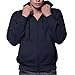 Produktbild Swallowuk Kapuzenpullover Herren Pullover Sweatjacke Langarmshirt Hoodie mit Reißverschluss Männer Kapuzensweatshirt Kapuzenjacke Cardigan Tops (XL, Dunkelgrau)