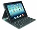 Produktbild Logitech Bluetooth Solar Tastatur Foliocover für Apple iPad 2/3/4 ice blau (deutsches Tastaturlayout, QWERTZ)