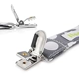 Itaar Pacifier Clip Schnullerketten Schnullerband aus Baumwolle 4 Stück - 3