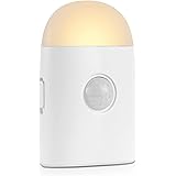 BXROIU Luce Notturna a LED con Rilevatore di Movimento, Luce Notturna Ricaricabile USB, Lampada del Sensore, Luce per Armadio