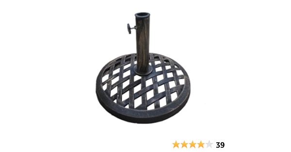 charles bentley cast iron parasol base