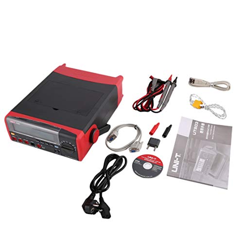 Preisvergleich Produktbild LouiseEvel215 Tisch-Digitalmultimeter DC / AC-Spannungsstrommesser Voltmeter Diodentriodentester Multitester True RMS