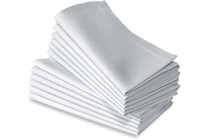 VENKER Serviettes de Table en Coton Lot de 12 (50,8 cm x 50,8 cm) Douces et Confortables - Durables De Qualité Hôtelière - Idéal pour des Événements et Usage Domestique Quotidien