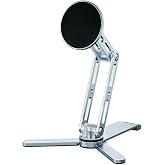 Katlanabilir Manyetik Telefon Standı Tripod, 360&deg; D&ouml;nebilen, Metal, MagSafe ile Uyumlu