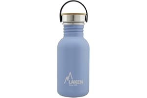 Laken Unisex - Botella de acero inoxidable muy resistente para adultos