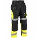 Produktbild Blakläder 150818609933 C52 X1500 High Schrauben Hose Klasse 1, Gr. C52 Schwarz/Gelb