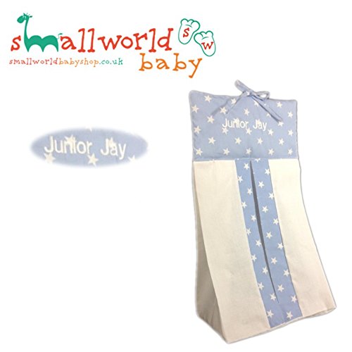 Personalised Blue Star Nappy Stacker