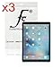 Produktbild Forefront Cases Displayschutzfolie für Apple iPad Pro 12.9 Wifi 128 GB Gold - 12,9" Tablet Schutzfolie Screen Protector (Packung mit 3)