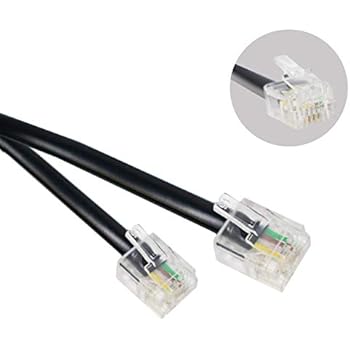 1M RJ11 to RJ45 Telephone Cable Lead: Amazon.co.uk: Electronics