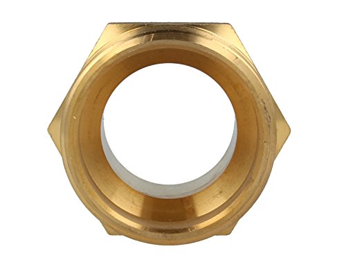 Reduziernippel Doppelnippel messing blank 1 Zoll Außengewinde x 1 1/4 (5/4) Zoll Außengewinde - 4