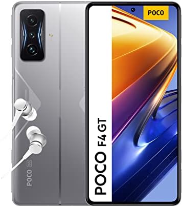 POCO F4 GT 5G - Smartphone 8+128GB, display AMOLED E4 120Hz 6,67", Snapdragon 8 Gen 1, tripla fotocamera 64MP, 4700mAh HyperCharge 120W, Knight Silver (IT) Alexa mani libere