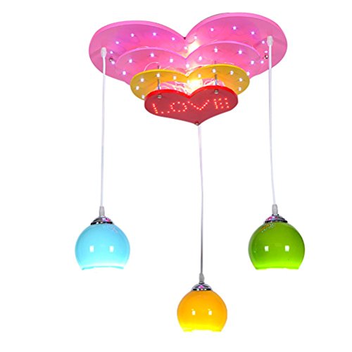 Preisvergleich Produktbild XXFFH® Pendelleuchten Kinderzimmer Kronleuchter Mädchen warm Schlafzimmer Kronleuchter LED niedlich Cartoon Lampen