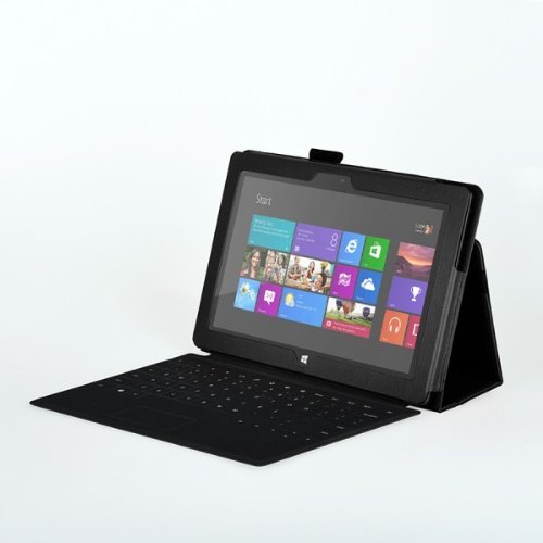 Tasche Hülle für Microsoft Surface 2 Schutzhülle Cover Etui Case + Pen schwarz - 4