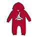 YISET Baby Clothing Long Sleeve Hooded Jordan Baby Rompers Jump Suit (10-12 Months)