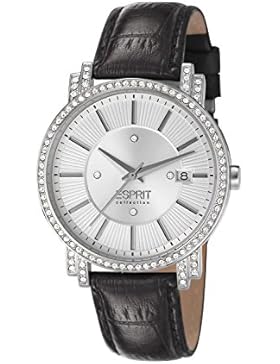 Esprit Damen-Armbanduhr TRITEIA Analog Quarz Leder EL101912F04