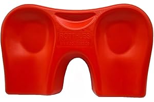 Rotthues Kniekissen Ergonomic Kniepolster 230 x 370 x 50 mm Farbe Rot für Gartenarbeiten, Automechaniker, Arbeit, Bau, Bodenbeläge, Straßenfertiger Kniepolster Knieschützer