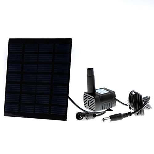 Preisvergleich Produktbild Anself Sonnenenergie Wasserbrunnen Pumpe Solarpumpe Garten Pflanzen Kit Bewässerung
