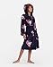 Price comparison product image Joules Women's Rita Dressing Gown, Blue (French Navy Bircham Fnvbblm) (Manufacturer Size: L/X-Large)