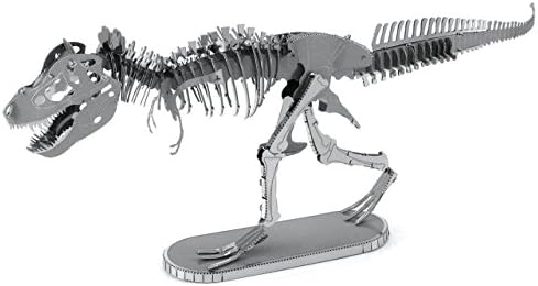 Metal Earth - Fascinations, Tyrannosaurus Rex Skeleton 3D metal puzzle, laser cut models