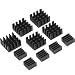 Produktbild HaiMa 10 Stücke Aluminium Kühlkörper Kühler Kit Für Raspberry Pi 3 / Pi 2 / Pi Modell B + - Schwarz