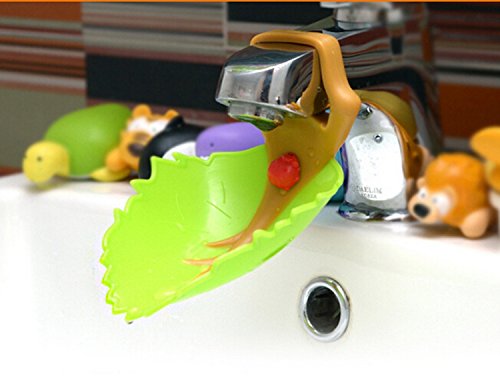 Edealing Hahn-Extender Für Hilft Kleinkind Kids Händewaschen Blatt-Art Sink - 5