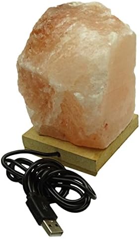 Natural Himalayan Crystal Rock Salt Lamp Energize Air Purifier Ionize Home Decor