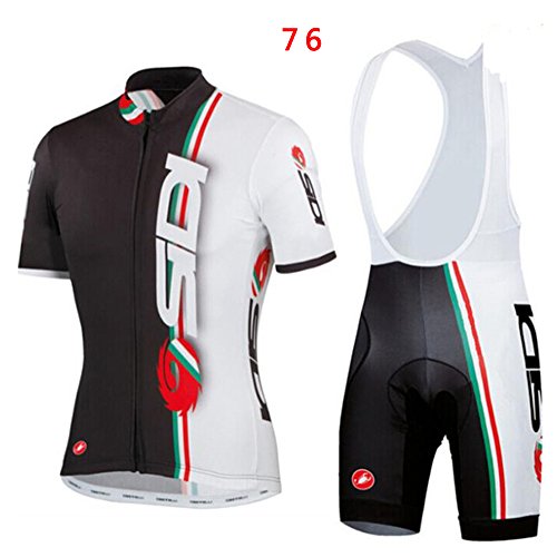 Sport Herren Fahrradbekleidung Fahrrad-kurze Hülse Jersey + Bib Shorts Anzug Sportwear - 3